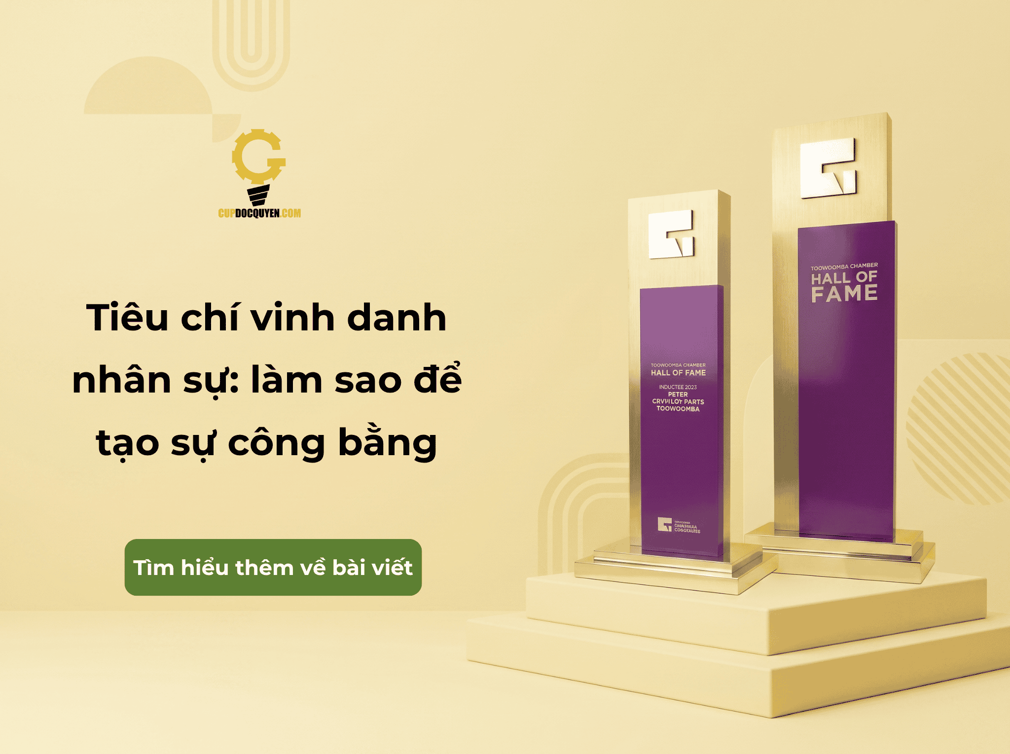Tiêu chí vinh danh nhân sự: làm sao để tạo sự công bằng