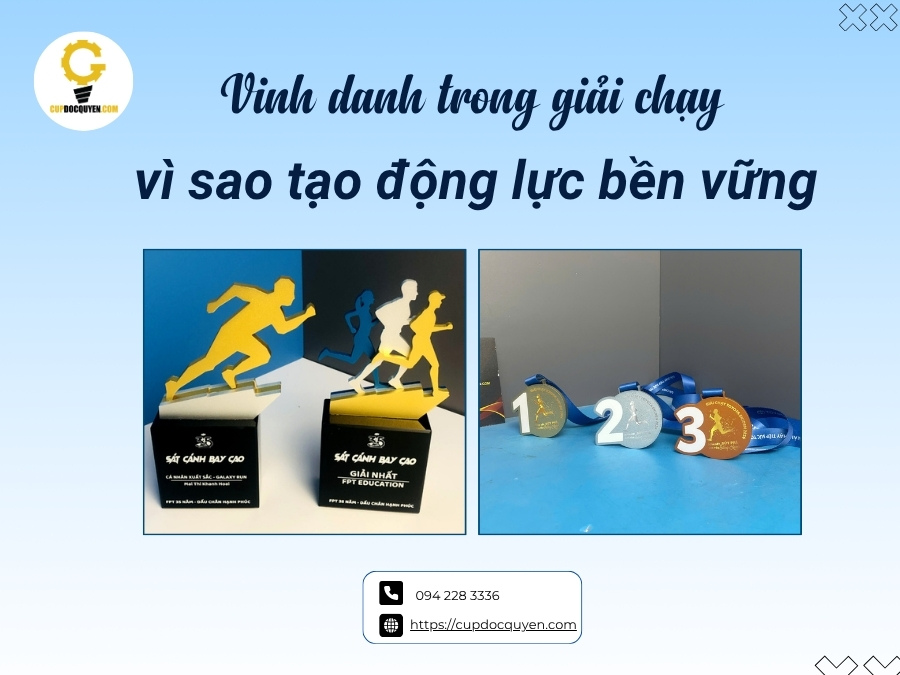 Vinh danh trong giải chạy: vì sao tạo động lực bền vững