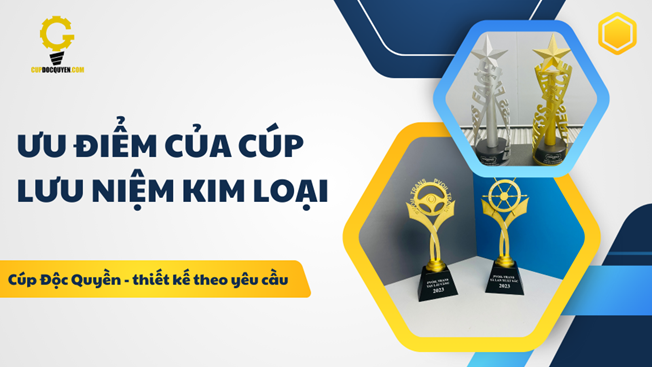 cúp lưu niệm kim loại 2