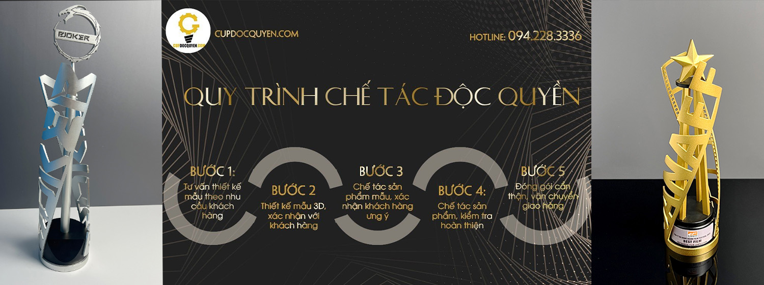 Quy trình chế tác cúp độc quyền