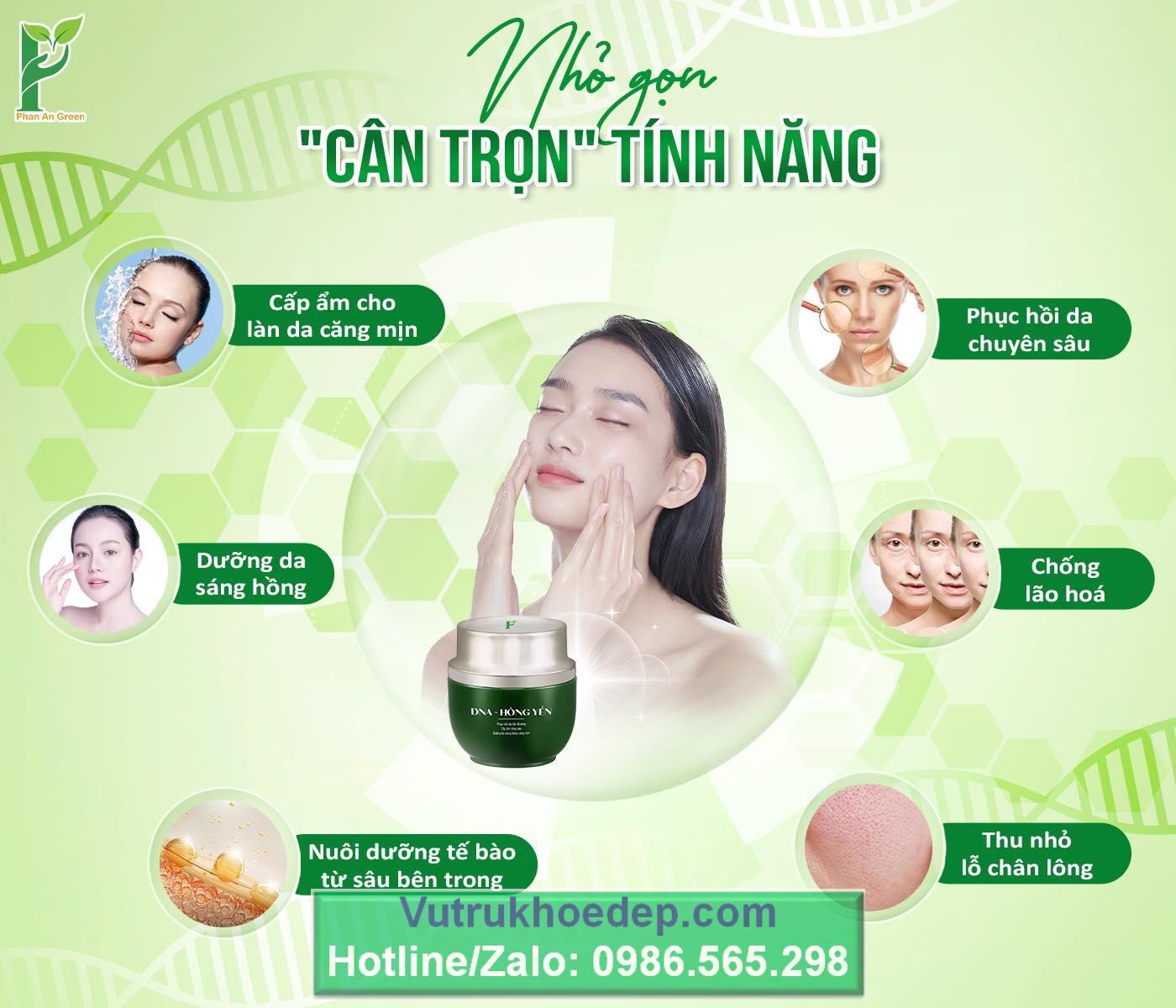 Kem DNA Hồng Yến - Tái Sinh Làn Da, Phá Vỡ Giới Hạn Của Nám Và Lão Hóa