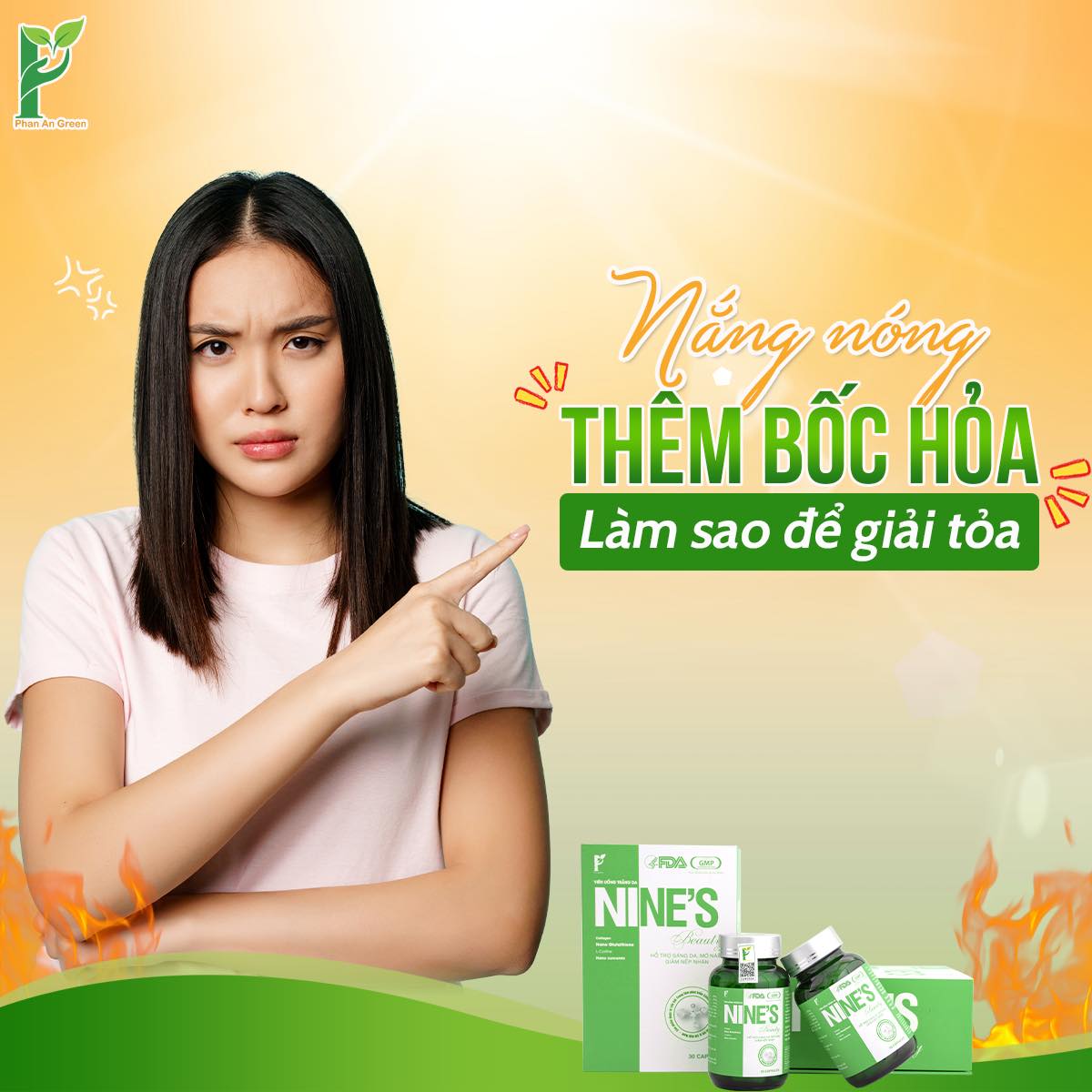 Nắng nóng thêm bốc hỏa, làm sao để giải tỏa