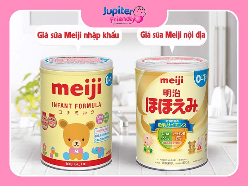 Mua sữa bột meiji chính hãng ở đâu?