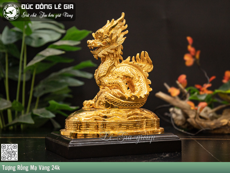 Tượng Rồng Thời Nguyễn Mạ Vàng 24k | Lê Gia Group - Giữ Chữ Tín Hơn Giữ ...