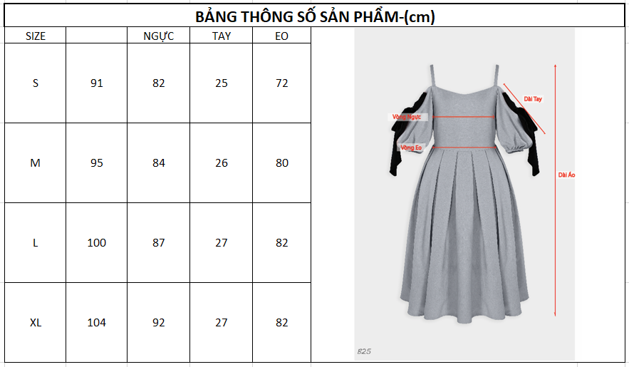 B42 - Váy Thiết Kế Trễ Vai Hoa Ngực – Zámi