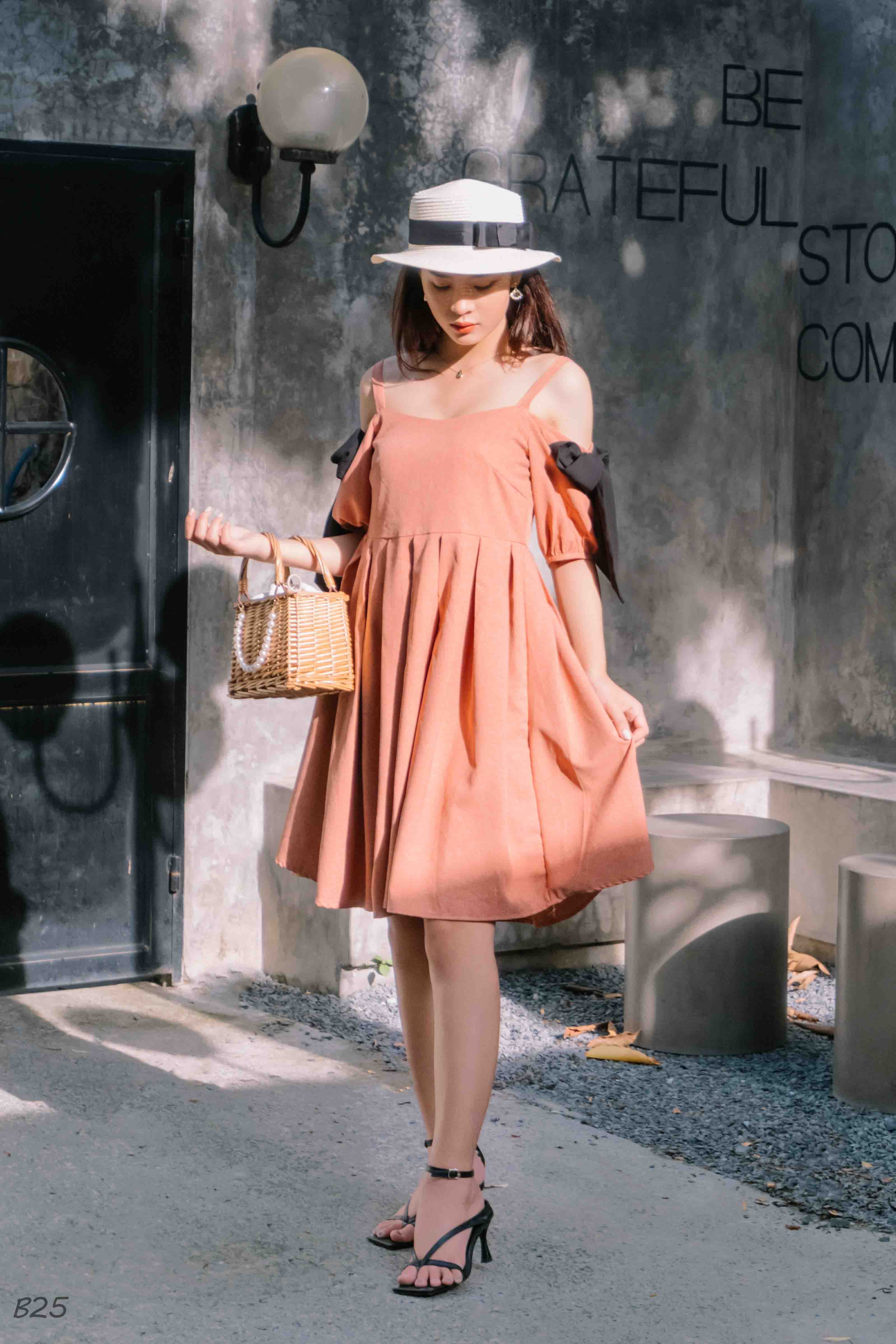 Đầm Thiết Kế Babydoll Hàng Thiết Kế B25-TK8 (Có Size Lớn)