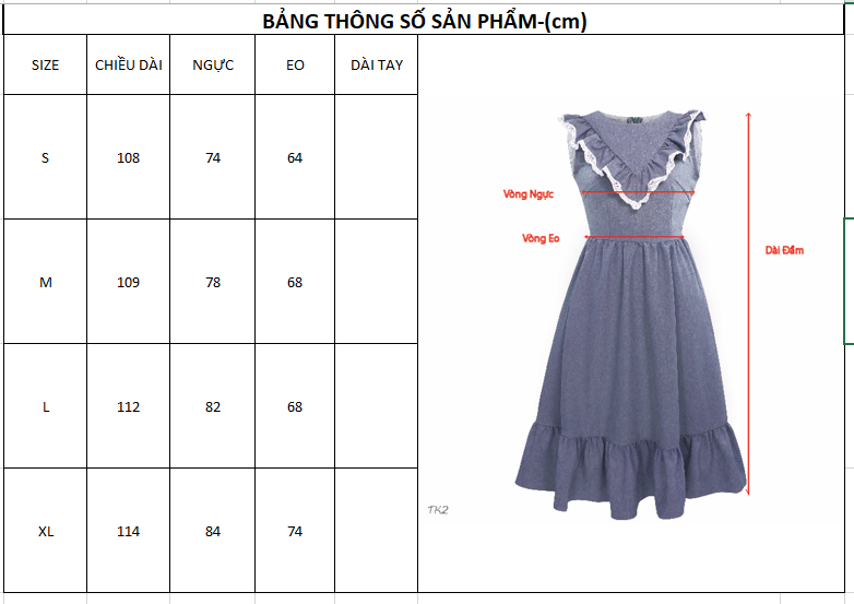 Đầm Sát Nách Cổ Bèo Hàng Thiết Kế TK2(T29) - Có Size Lớn