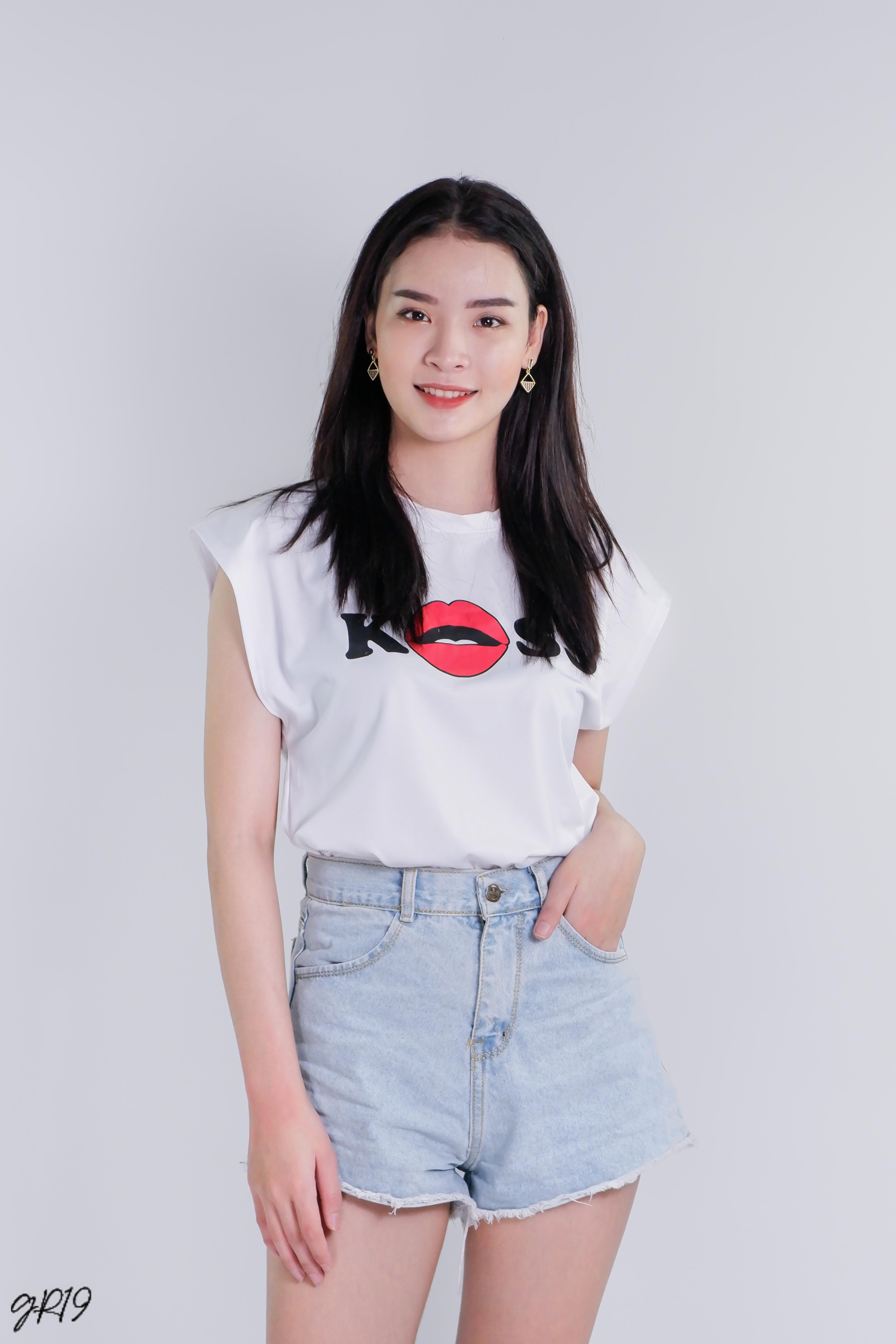 Áo Thun Nữ Sát Nách Cá Tính XK AGR19