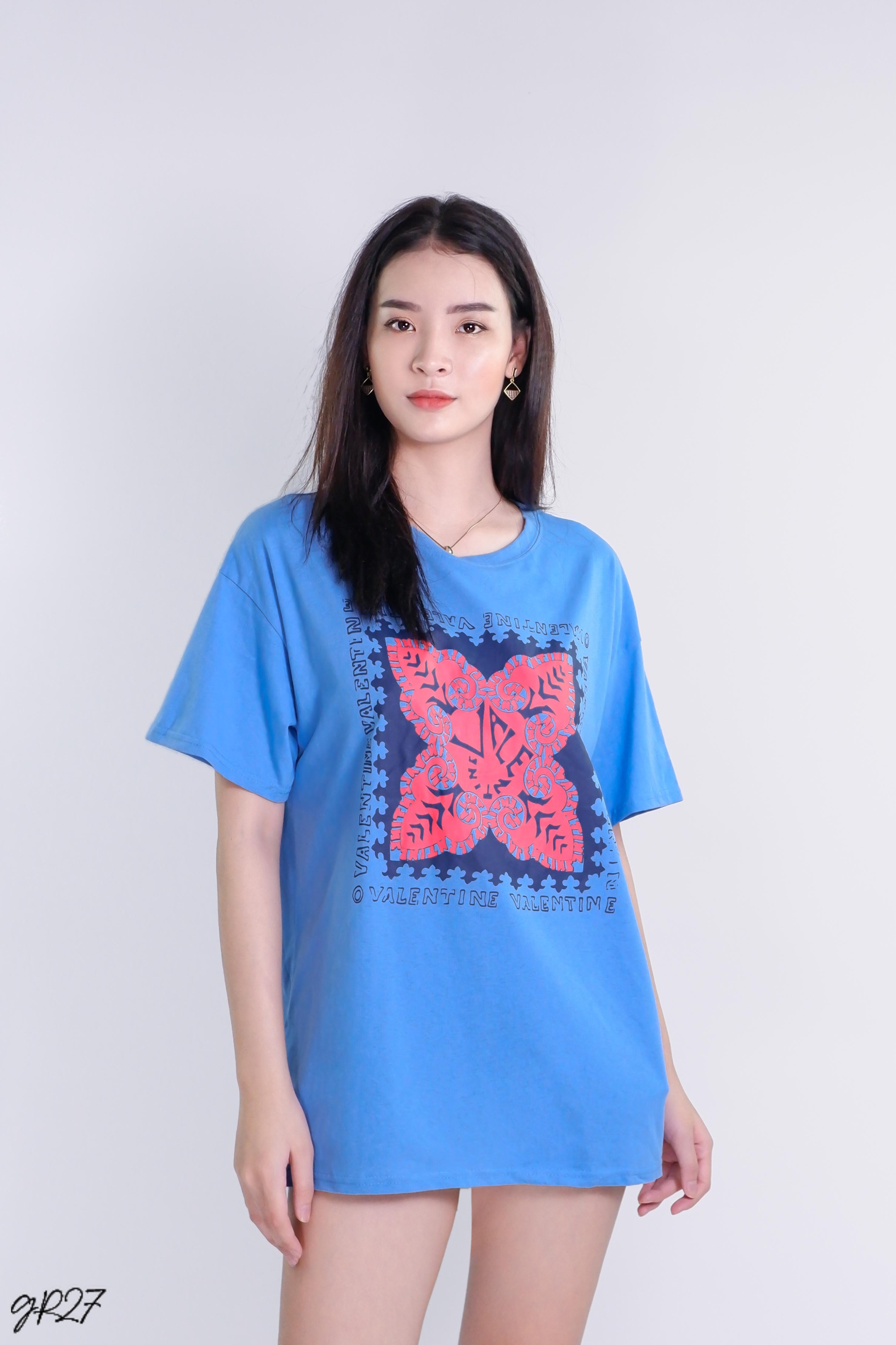 Áo Thun Nữ Hoạt Tiết Hoạt Hình Xuất Khẩu AGR27