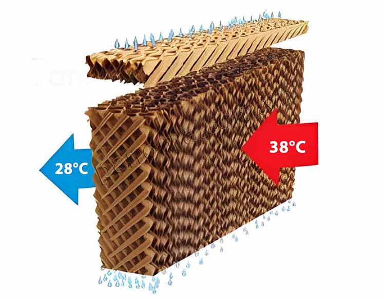 Nguyên lý hoạt động của tấm làm mát cooling pad