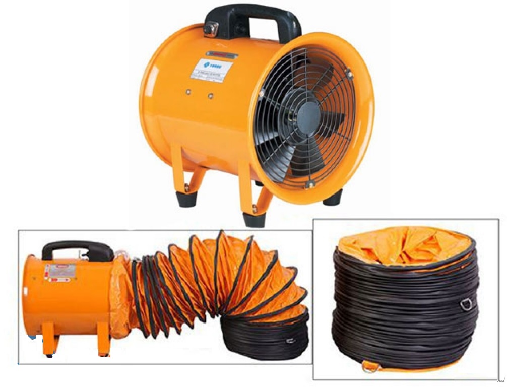 Quạt thông gió xách tay SHT nối ống gió mềm
