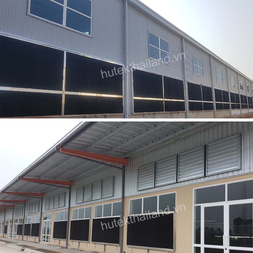 tấm làm mát cho nhà xưởng