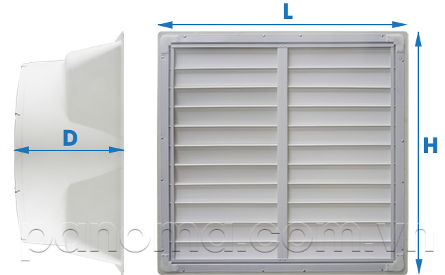 Thông số kỹ thuật của Quạt thông gió nón trực tiếp PAG