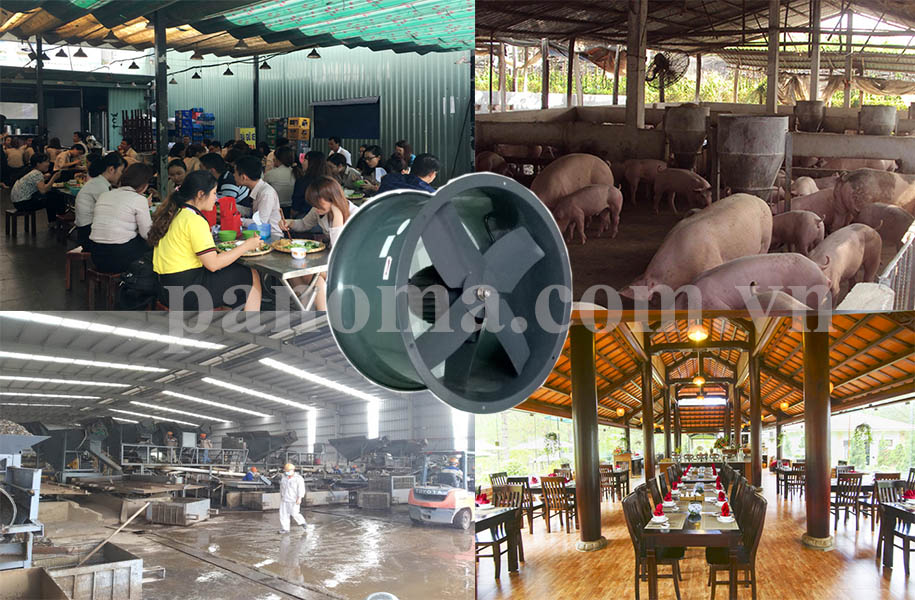 Ứng dụng của quạt thông gió tản nhiệt SLHCV 