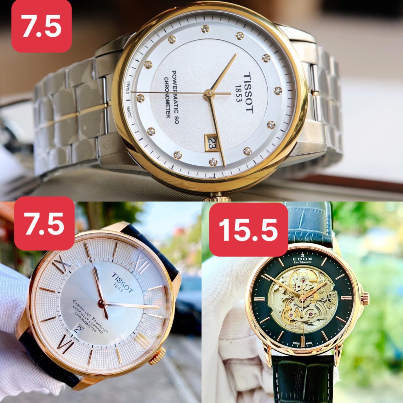 FLASH SALE CUỐI NĂM: Tissot, Edox