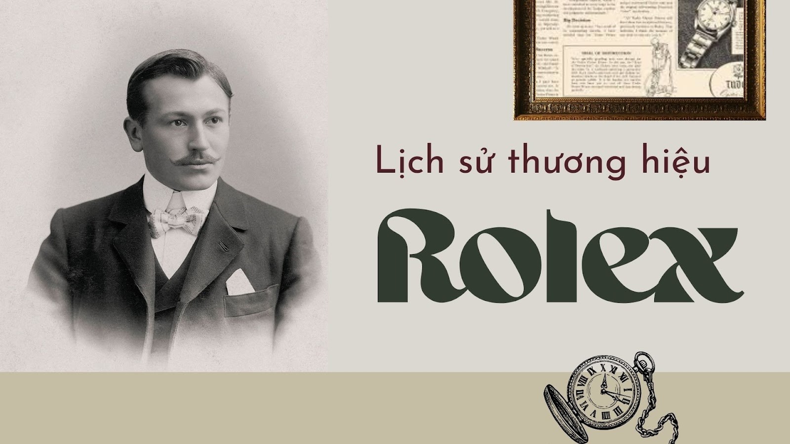 LỊCH SỬ THƯƠNG HIỆU ROLEX