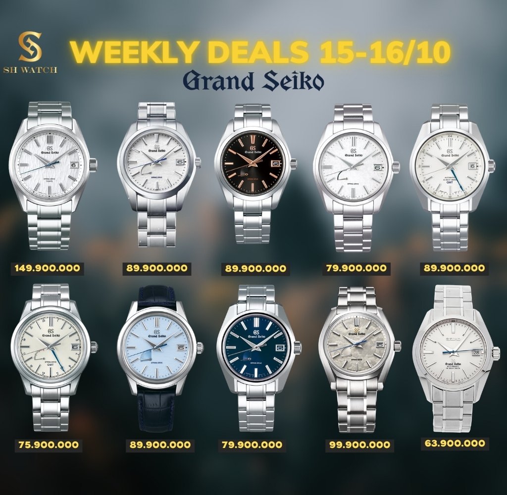 WEEKLY DEALS 15/10-16/10 - ROLEX, GRAND SEIKO, OMEGA...