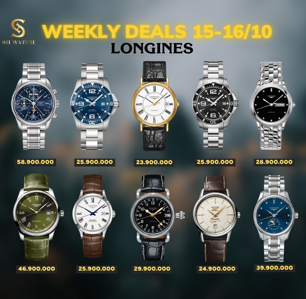 WEEKLY DEALS 15/10-16/10 - ROLEX, GRAND SEIKO, OMEGA...