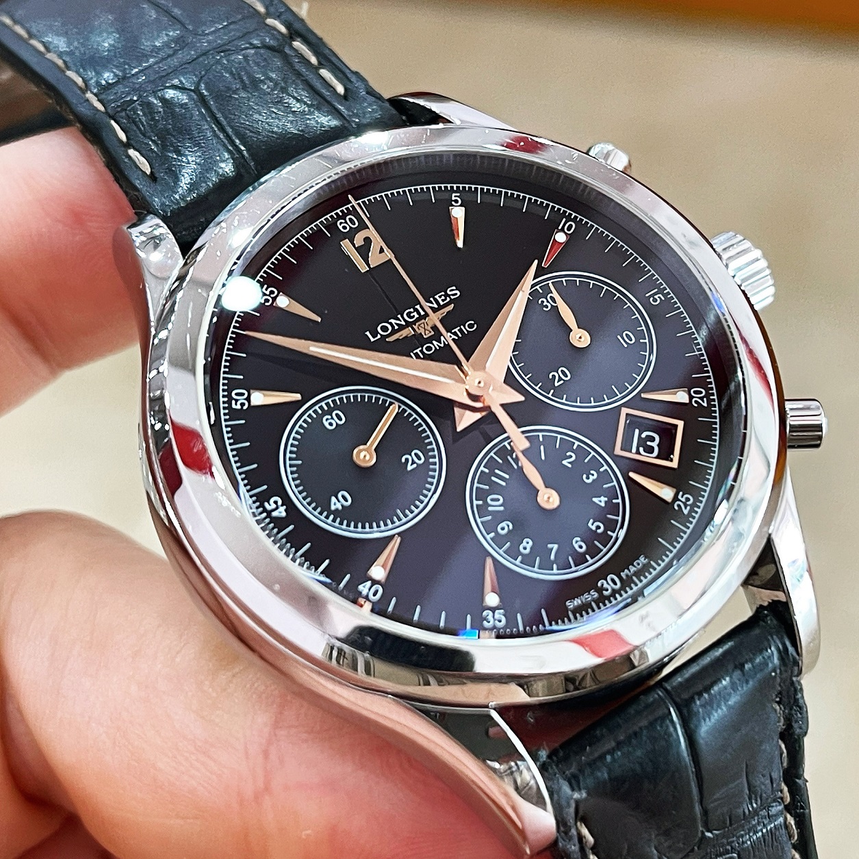 Đồng Hồ Longines Heritage Chronograph L2.750.4.56.0