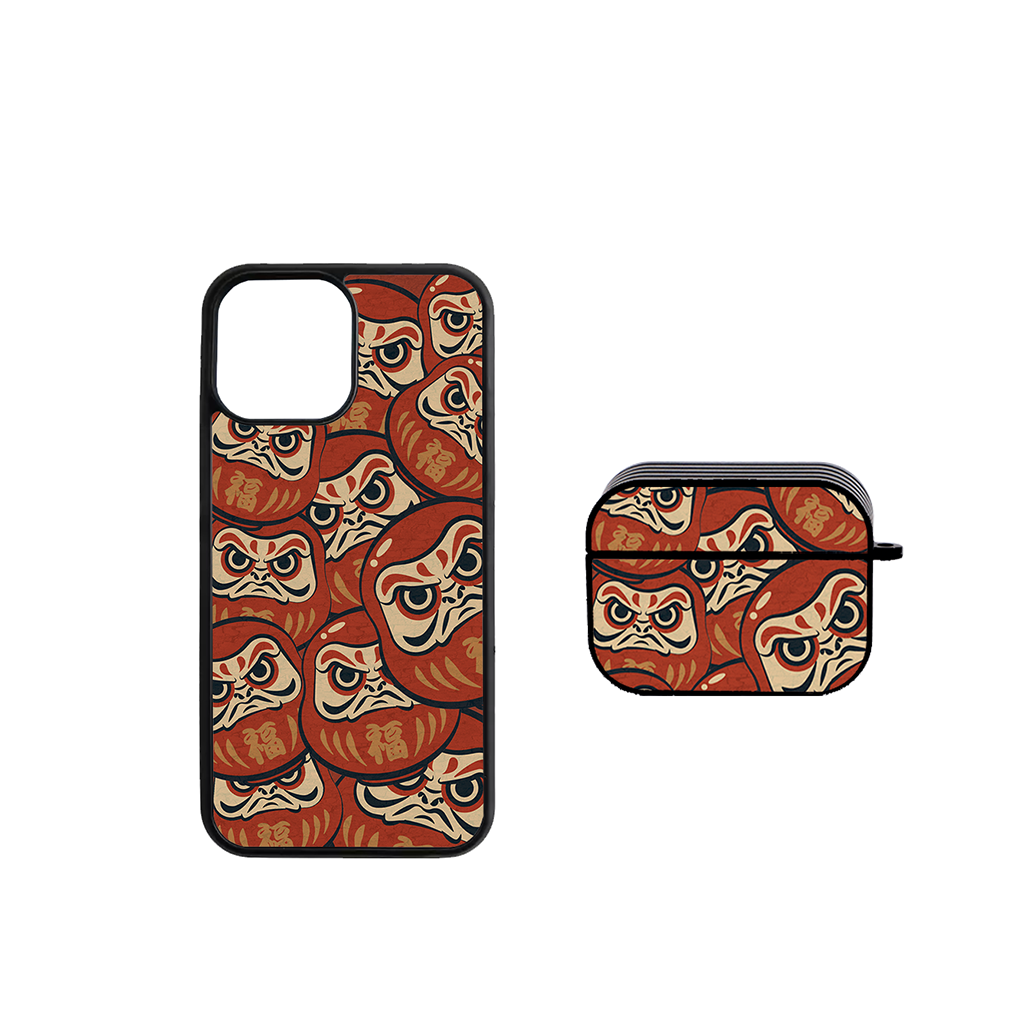 Combo Ốp lưng và Case Airpods Unique Case phong cách Nhật Bản Japanese Style CB025
