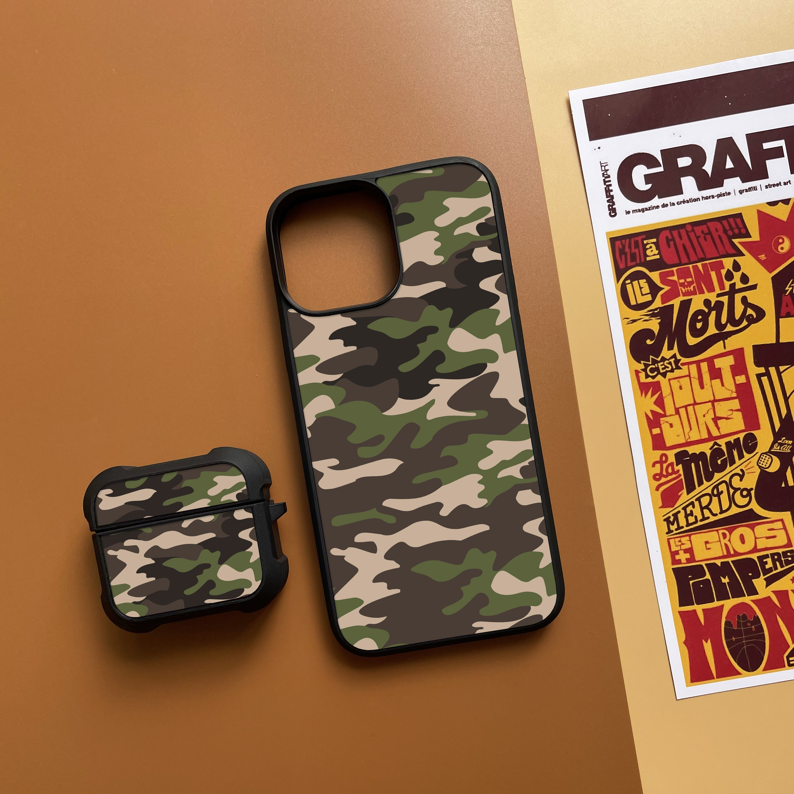 Combo Ốp lưng iPhone và Case AirPods Chống sốc Unique Case CB501