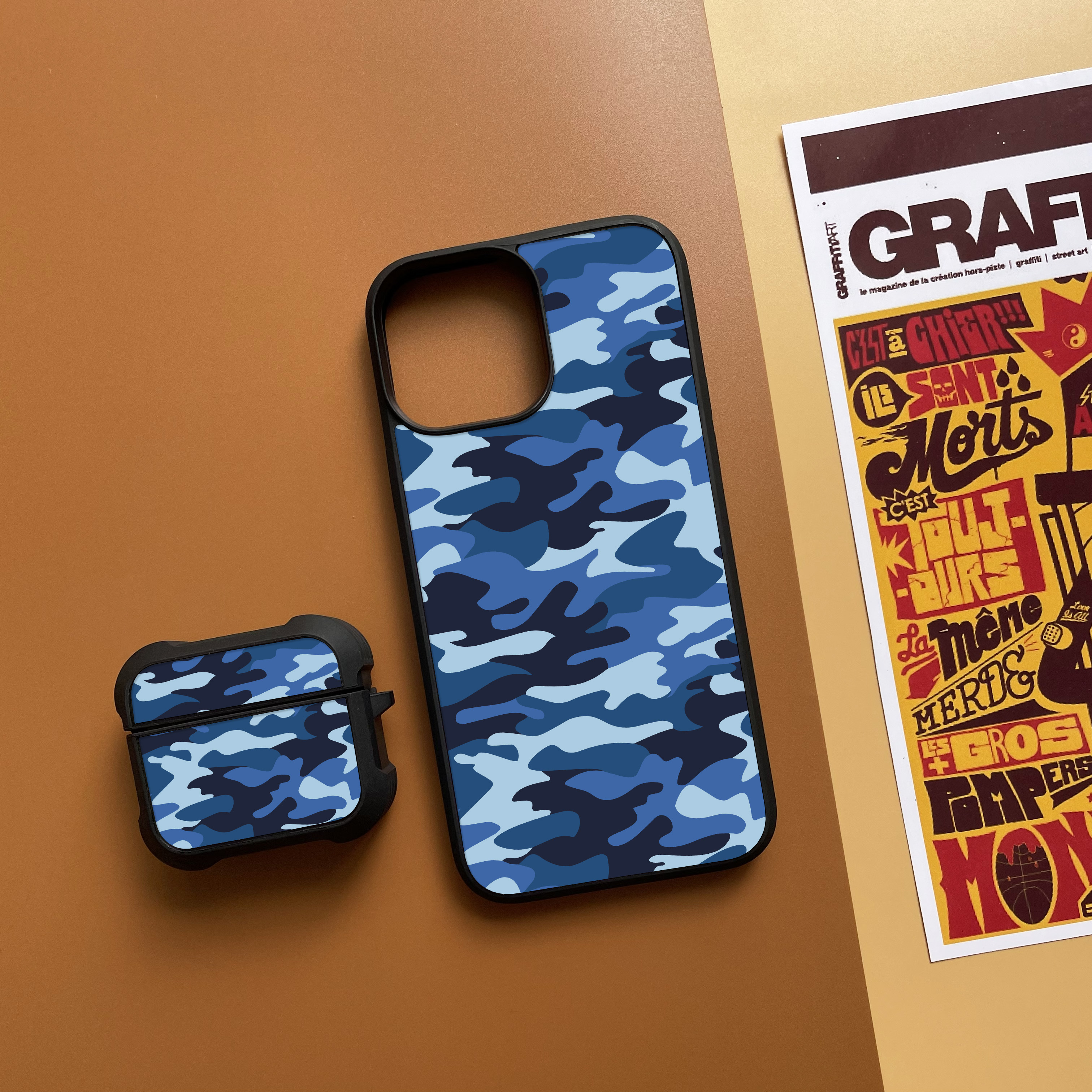 Combo Ốp lưng iPhone và Case AirPods Chống sốc Unique Case CB502