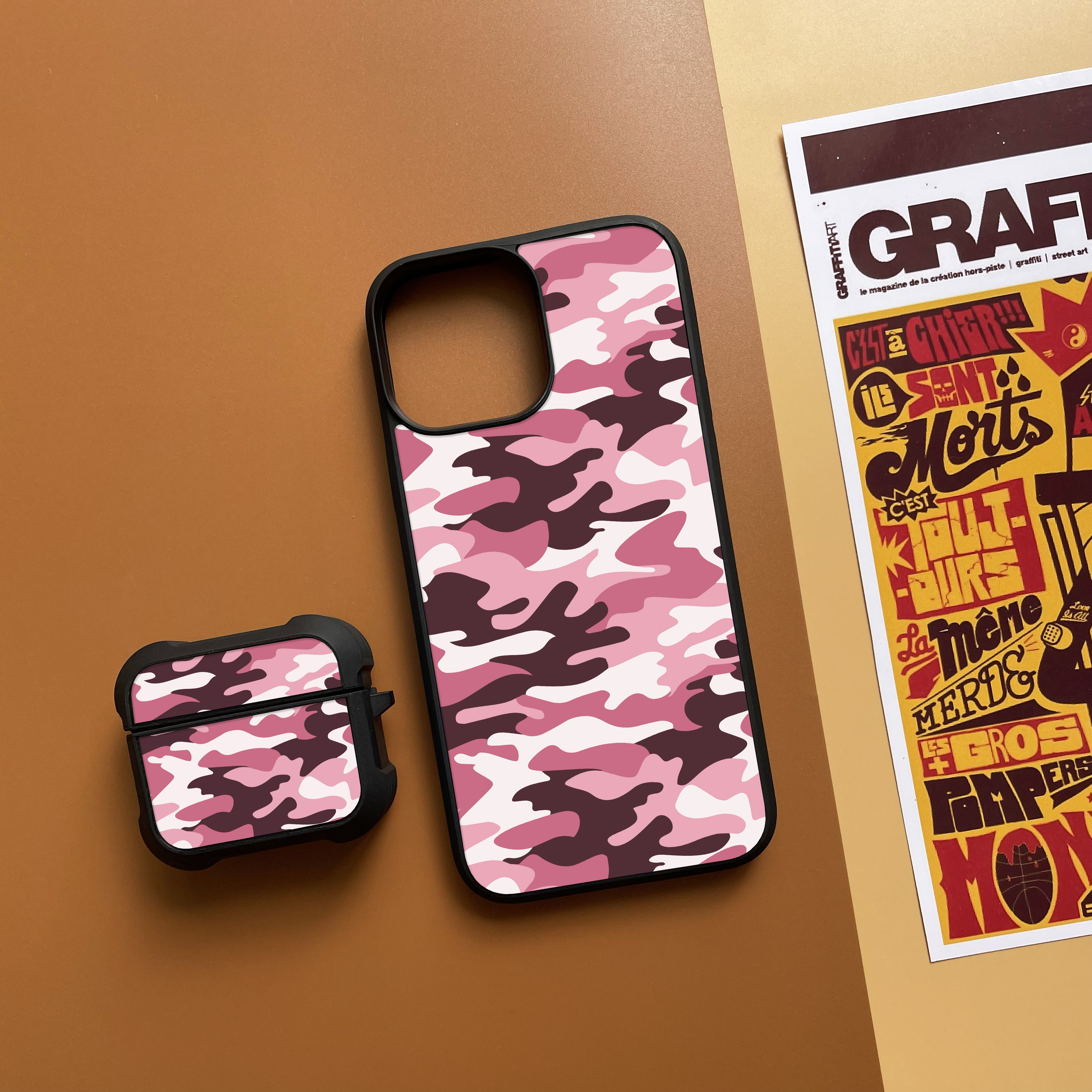 Combo Ốp lưng iPhone và Case AirPods Chống sốc Unique Case CB503