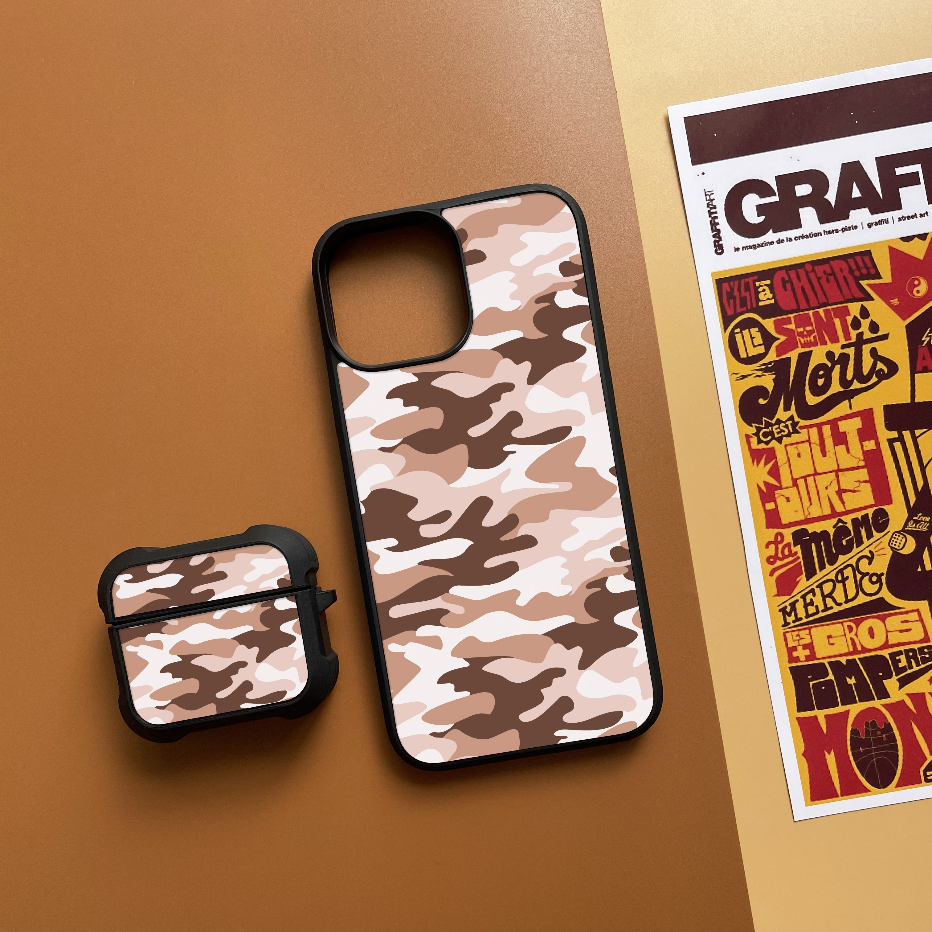 Combo Ốp lưng iPhone và Case AirPods Chống sốc Unique Case CB504