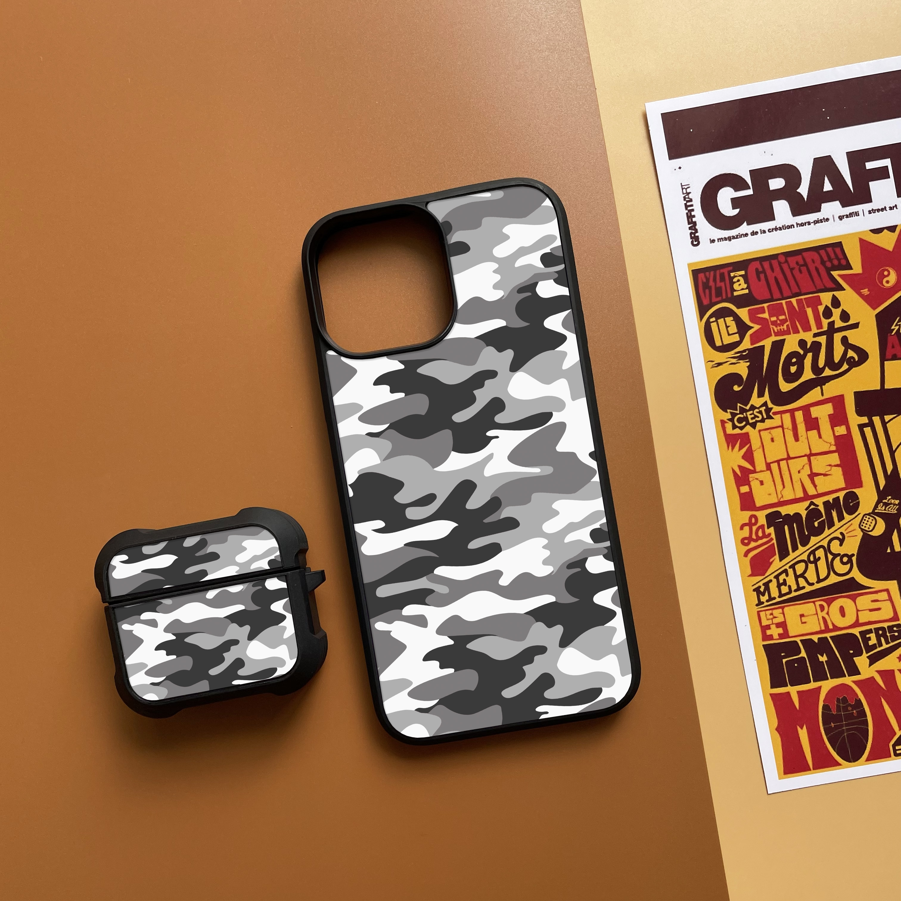 Combo Ốp lưng iPhone và Case AirPods Chống sốc Unique Case CB506