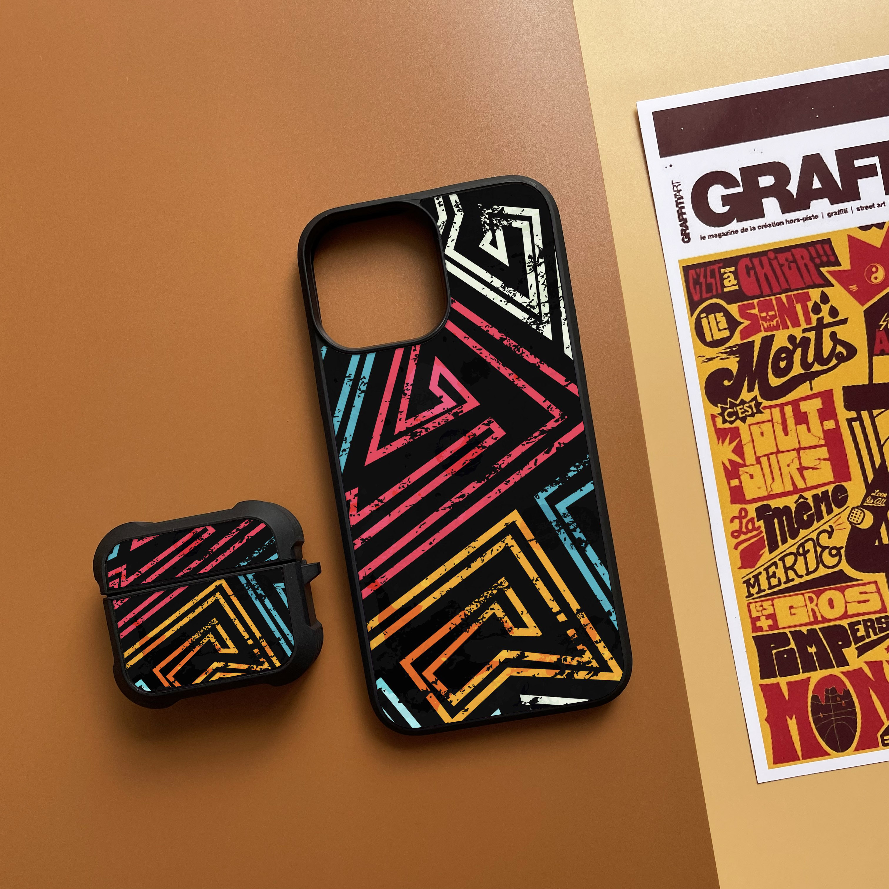 Combo Ốp lưng iPhone và Case AirPods Chống sốc Unique Case CB510