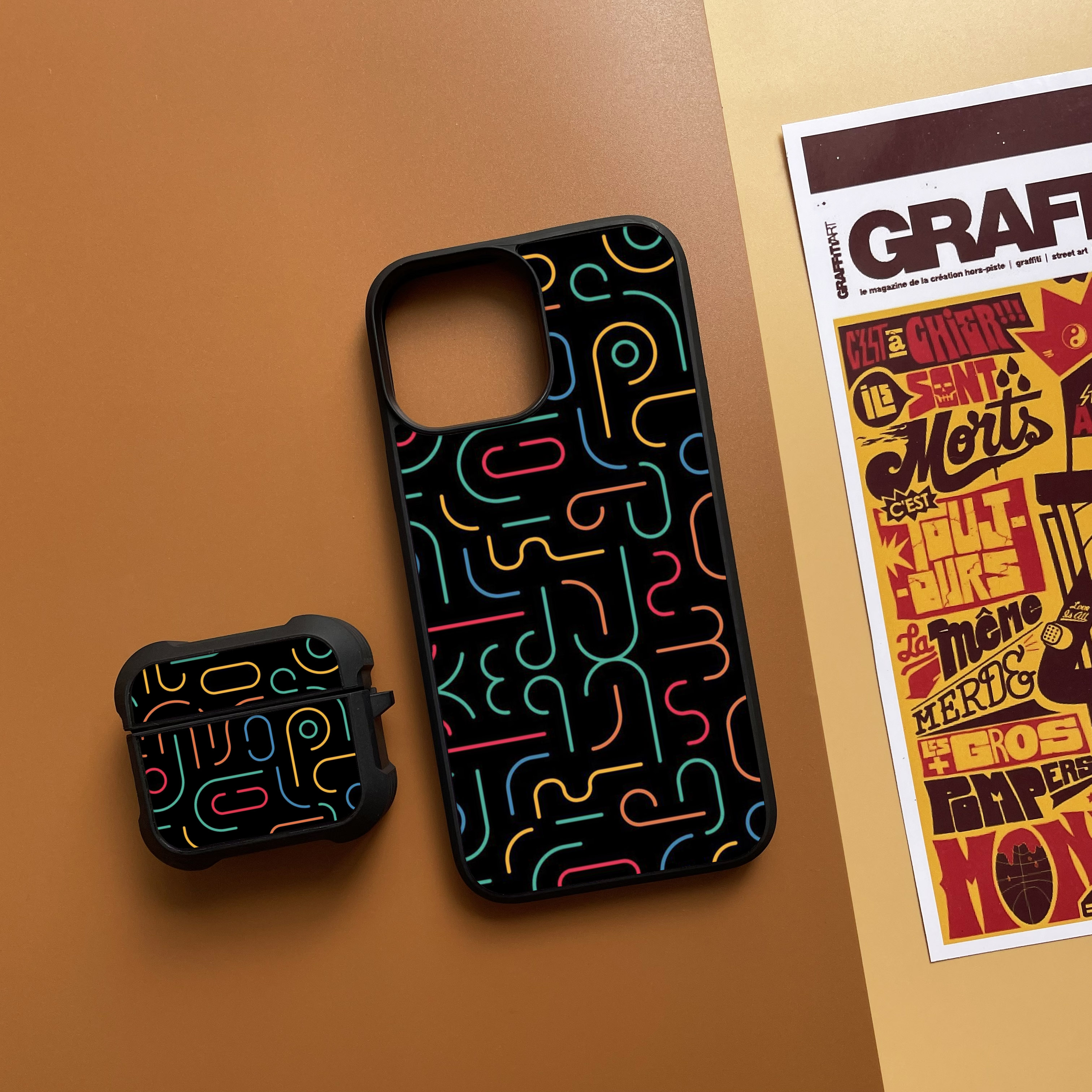 Combo Ốp lưng iPhone và Case AirPods Chống sốc Unique Case CB514