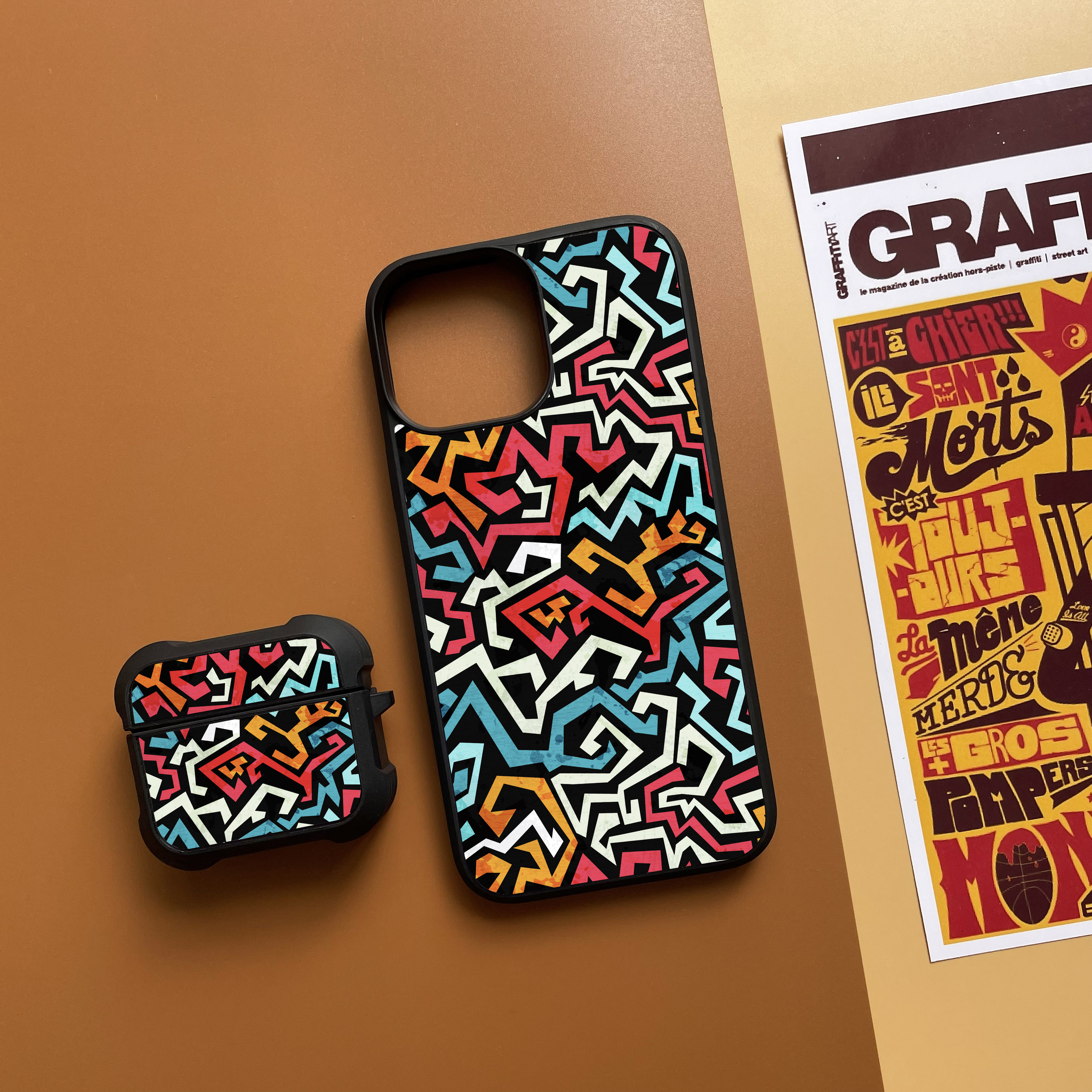 Combo Ốp lưng iPhone và Case AirPods Chống sốc Unique Case CB507