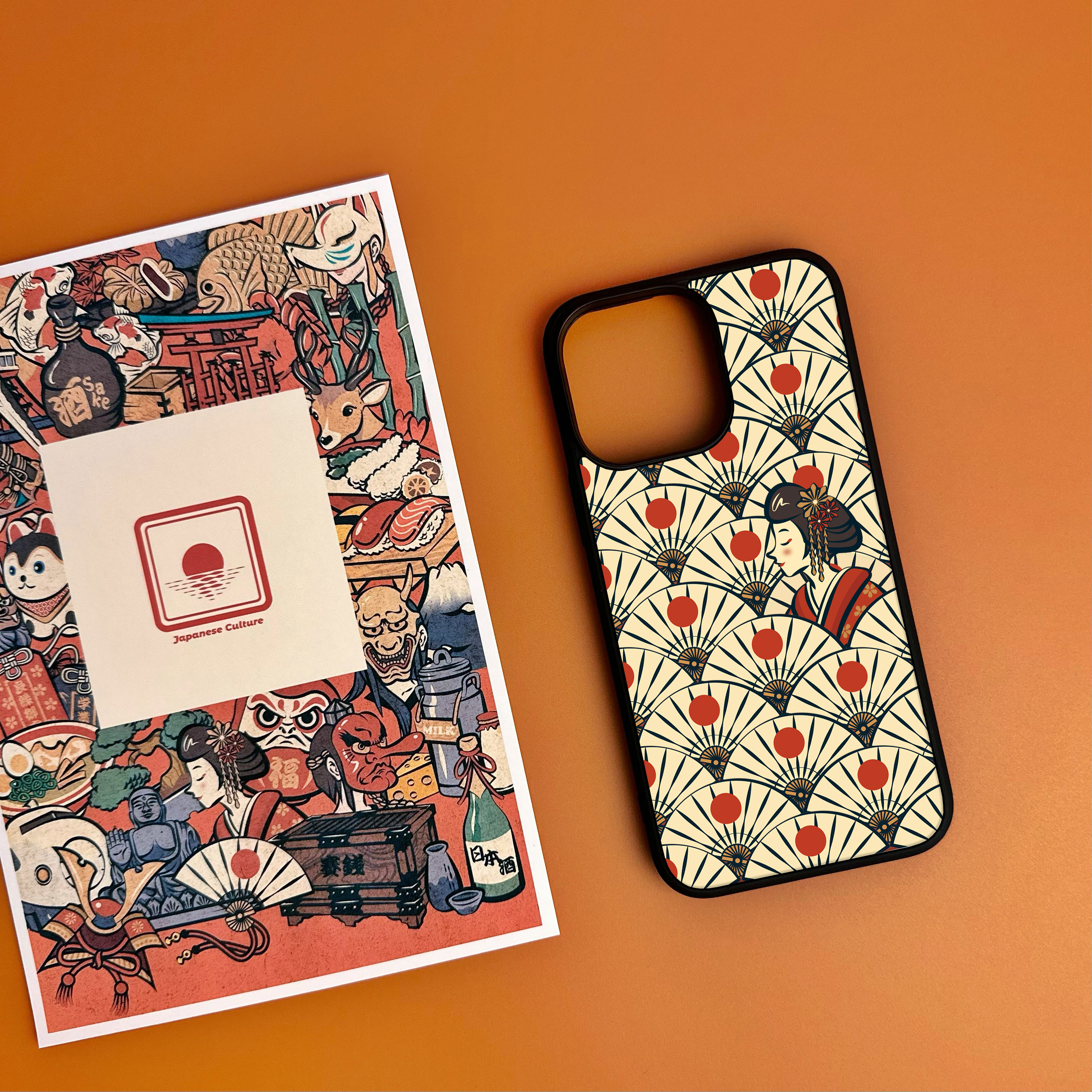 Ốp lưng Unique Case dành cho điện thoại iPhone phong cách Nhật Bản Japanese Style CHAT115