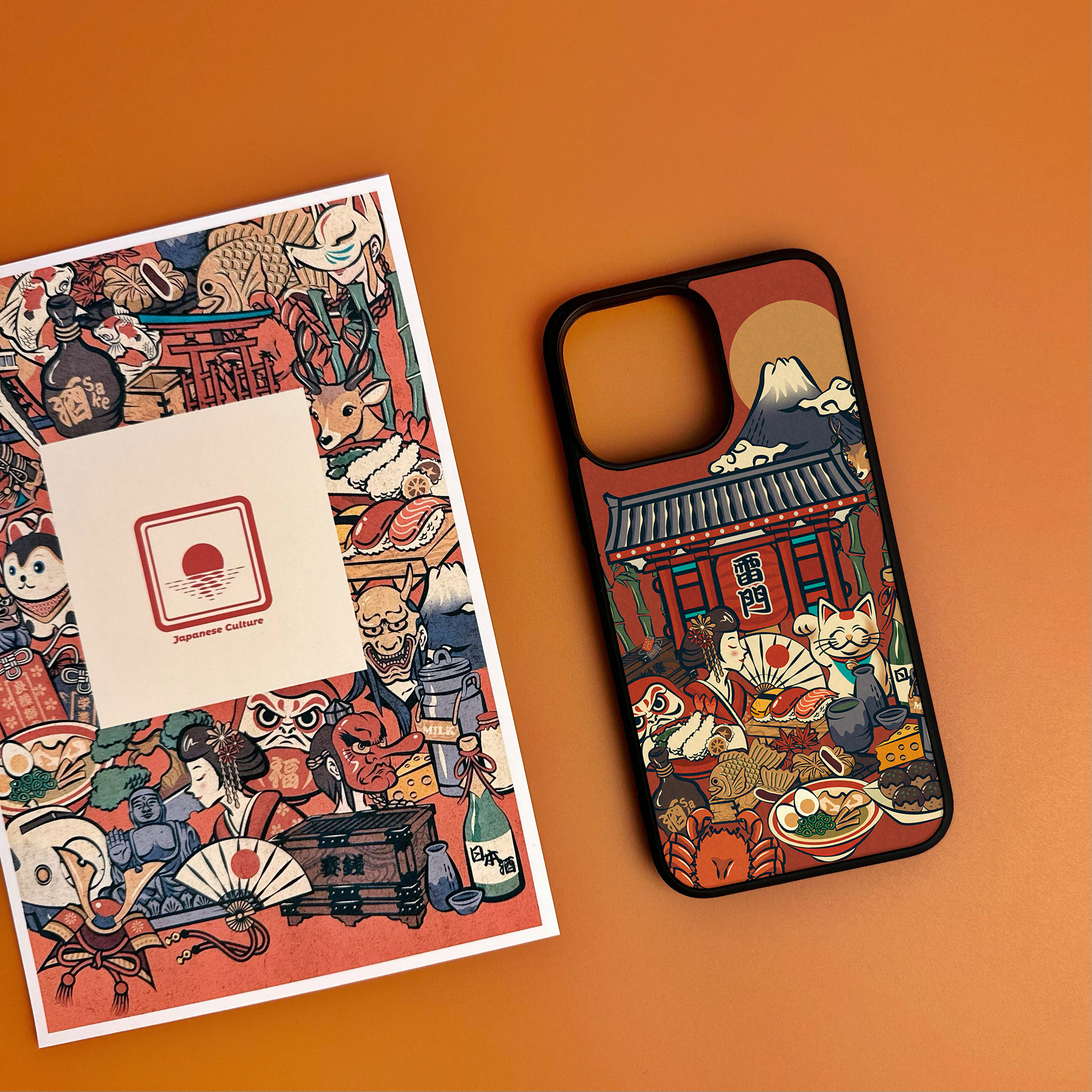 Ốp lưng Unique Case dành cho điện thoại iPhone phong cách Nhật Bản Japanese Style CHAT116