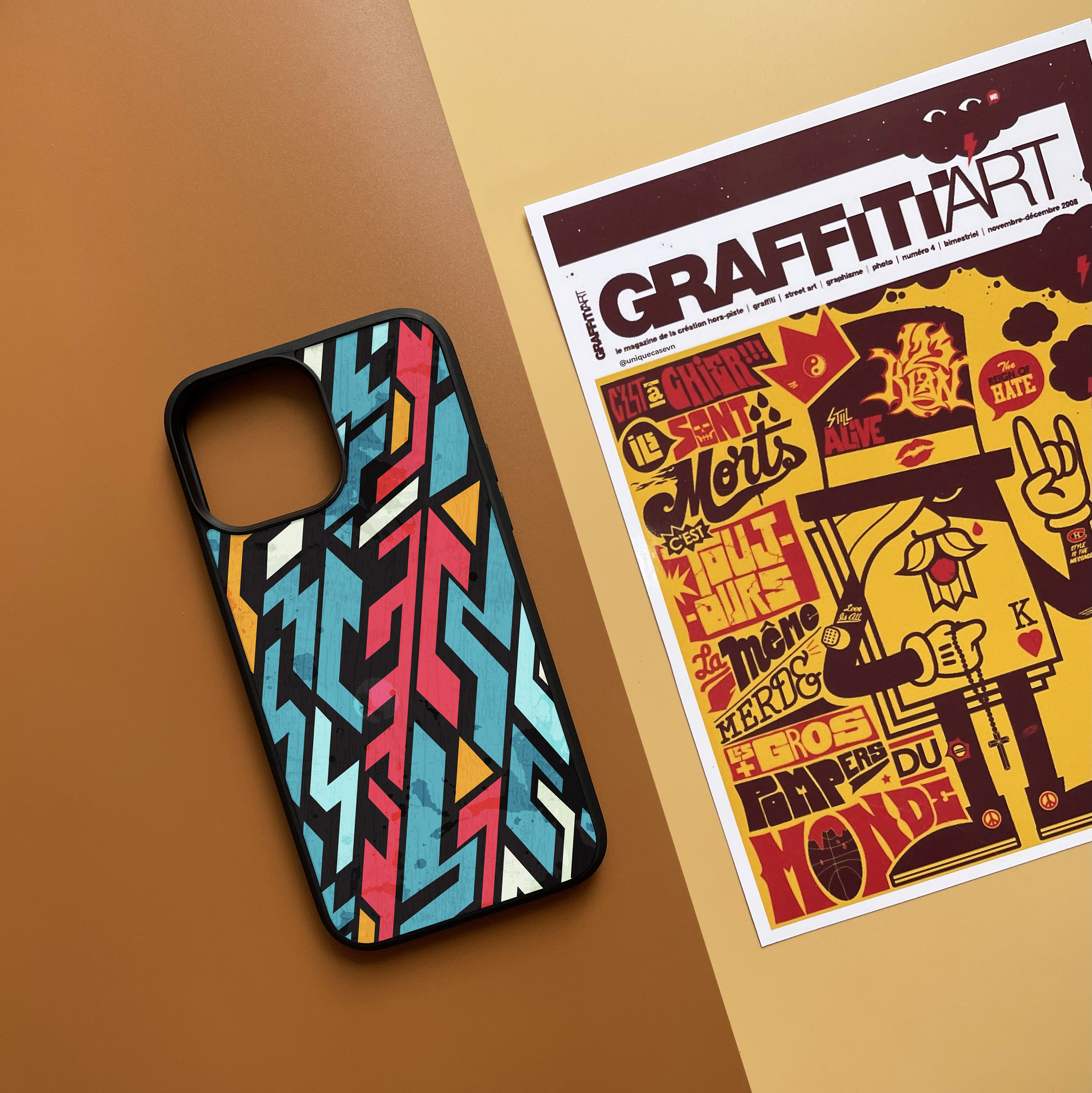 Combo Ốp lưng iPhone và Case AirPods Chống sốc Unique Case CB508