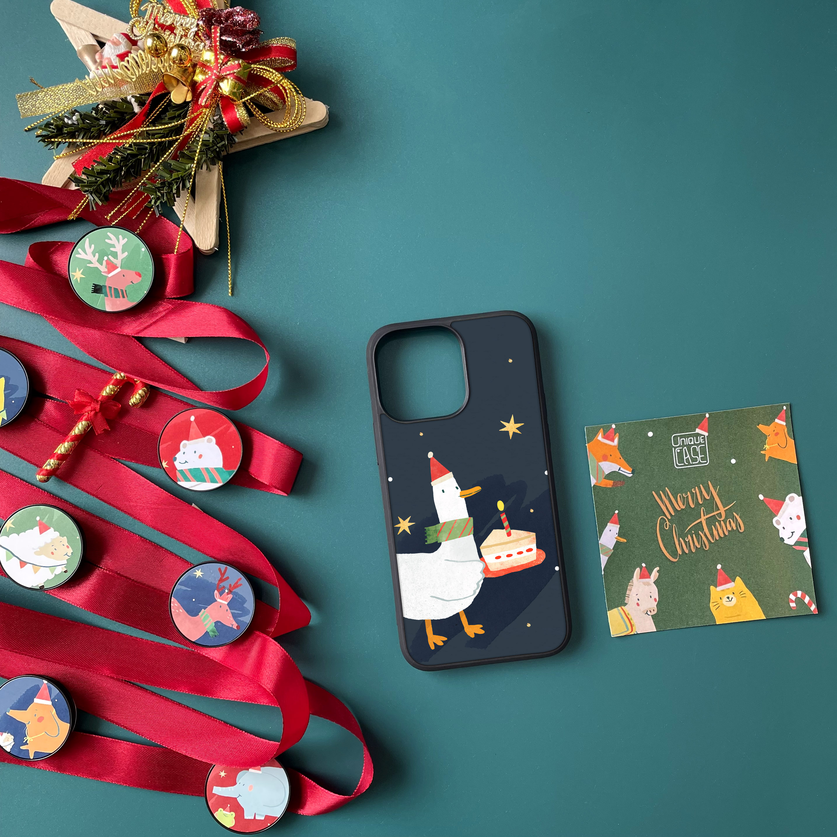 Ốp lưng điện thoại Unique Case dành cho iPhone in hình Giáng Sinh NOEL080