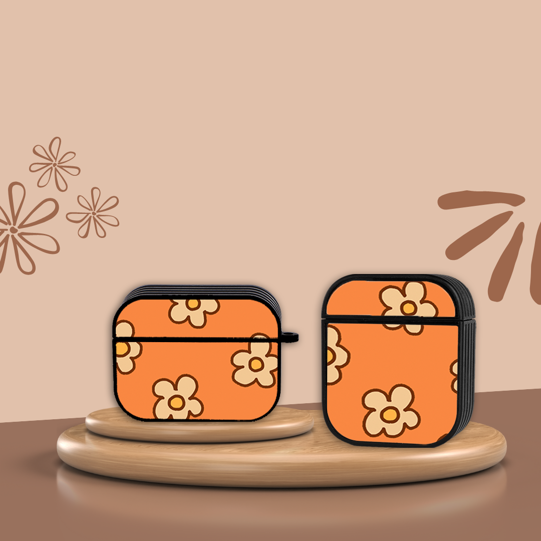 Case AirPods Floral bảo vệ hộp sạc tai nghe Oops OPAP053