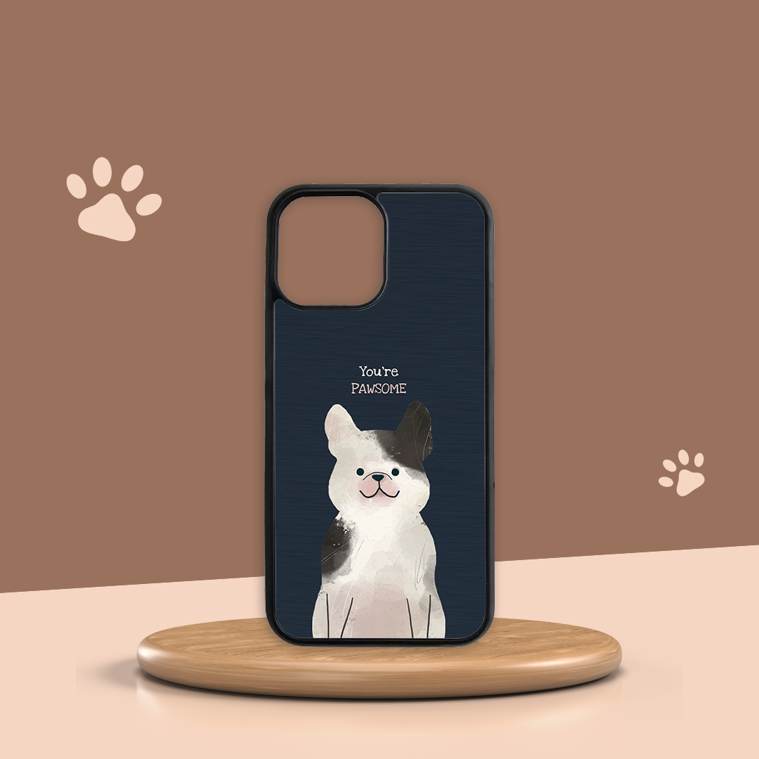 Ốp lưng Woof in hình chó French Bulldog dành cho điện thoại Oops Case OPCA026