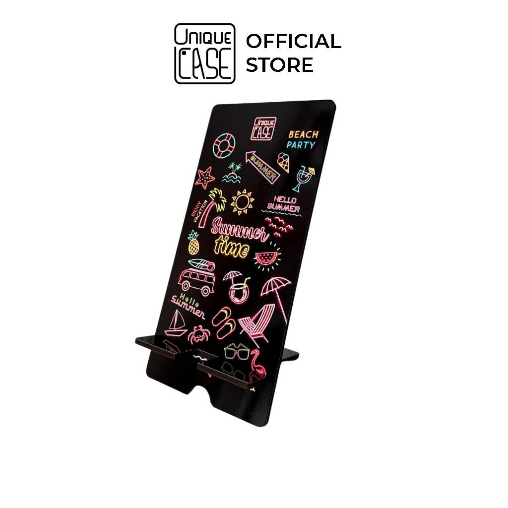 Giá đỡ điện thoại để bàn Unique Case in hình họa tiết mùa hè PS003 - Summer Neon Phone Stand