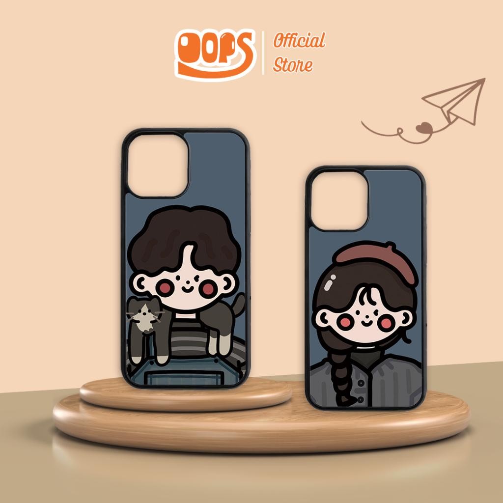Ốp lưng couple dành cho điện thoại iPhone Oops Case cặp đôi nam nữ OPCA062