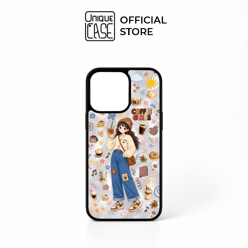 Ốp lưng Unique Case dành cho iPhone in hình Coffee Girls WOM058