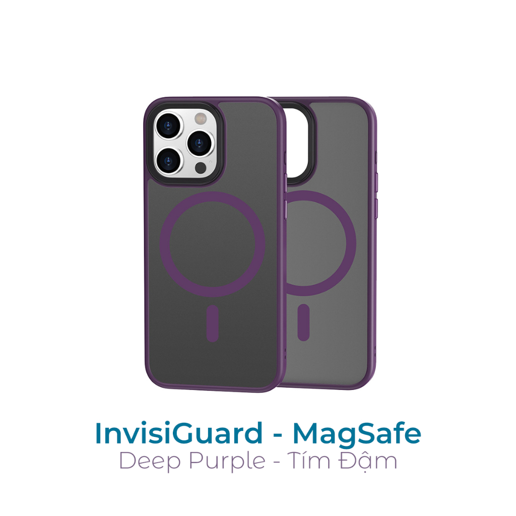 Ốp lưng điện thoại chống sốc Unique Case dành cho 14 / 14 Plus / 14 Pro / 14 Pro Max InvisiGuard IG14MS
