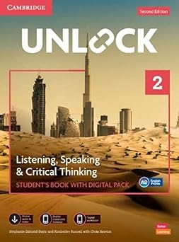 Unlock Level 2 Listening, Speaking and Critical Thinking Student's Book with Digital Pack 2nd Edition