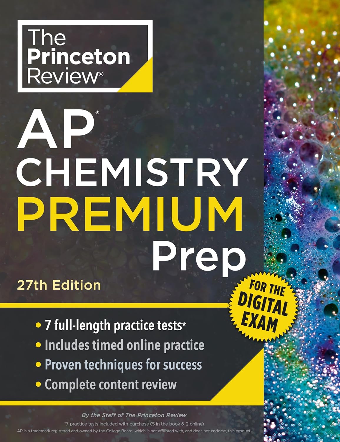 Princeton Review AP Chemistry Premium Prep, 27th Edition: 7 Practice Tests + Digital Practice Online + Content Review (College Test Preparation) 27th Edition