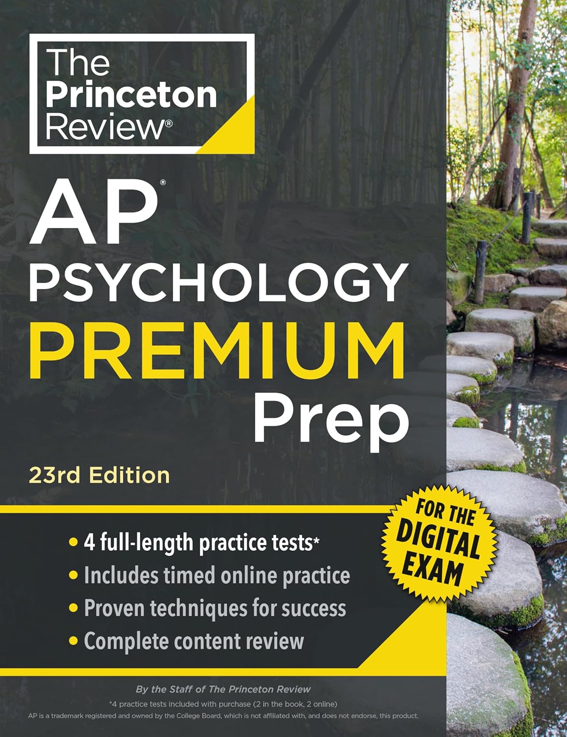 Princeton Review AP Psychology Premium Prep, 23rd Edition: 4 Practice Tests + Digital Practice Online + Content Review (College Test Preparation) 23rd Edition