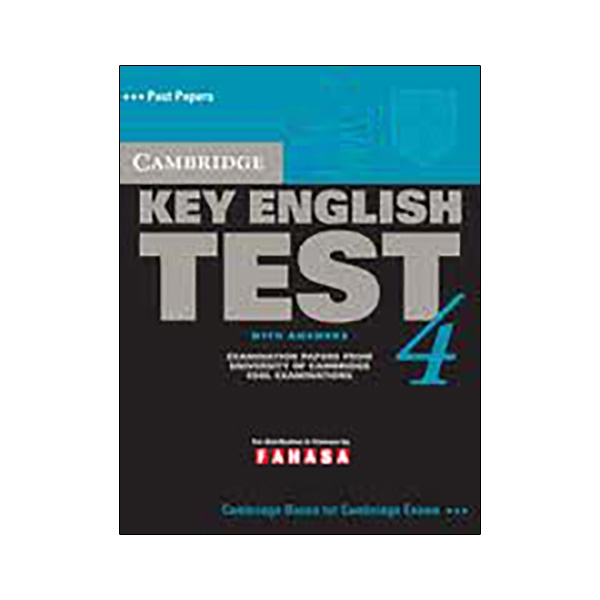 Cambridge Key English Test 4 with Answers FAHASA Reprint Edition