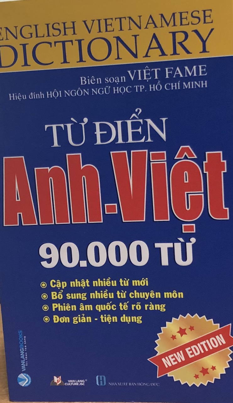 Từ điển ANH VIỆT 90 000 từ