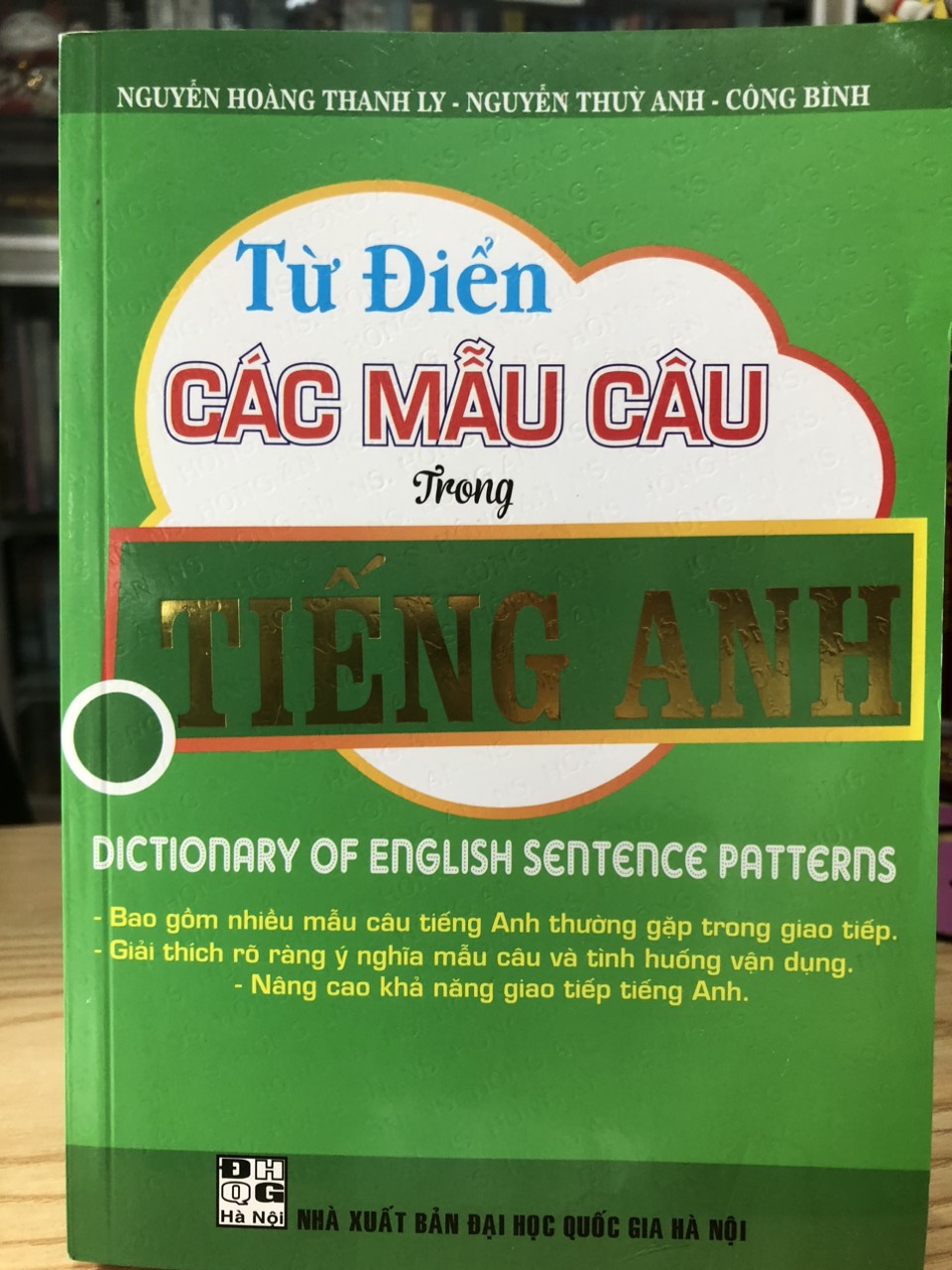 Từ điển các mẫu câu trong tiếng Anh