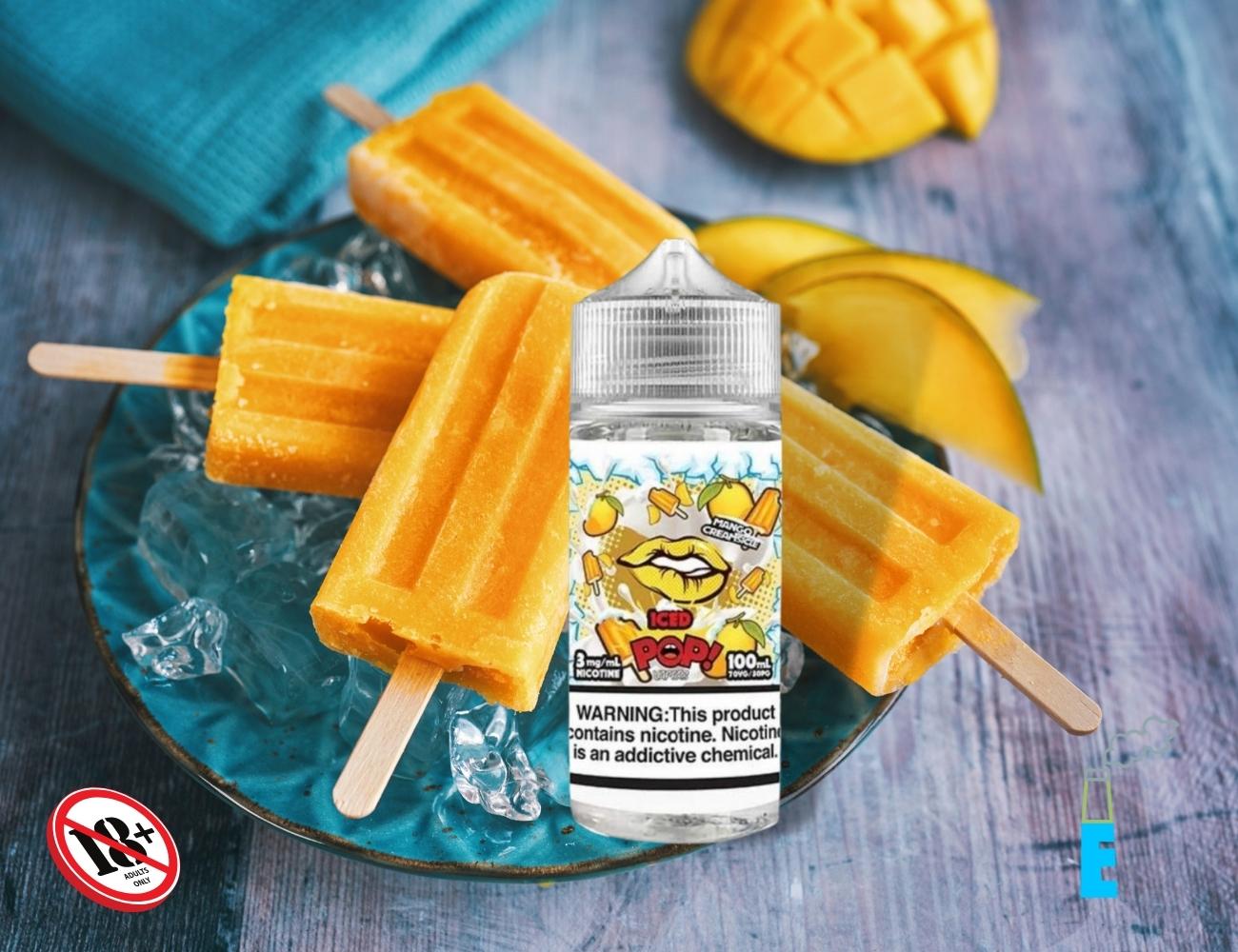 Iced Pop! Mango Creamsicle là một que kem mang vị xoài đậm đà, từng hơi hút đem lại cho bạn một sự thư thái không hề nhẹ từ lớp kem sữa mát mịn cùng vị xoài thơm ngọt, đây sẽ là món kem xoài mà bạn nhớ nhất từ trước đến giờ. Hãy tận hưởng sự tươi mới và tràn đầy năng lượng từ một chai tinh dầu thơm ngon tuyệt vời như Iced Pop Mango Creamsicle.