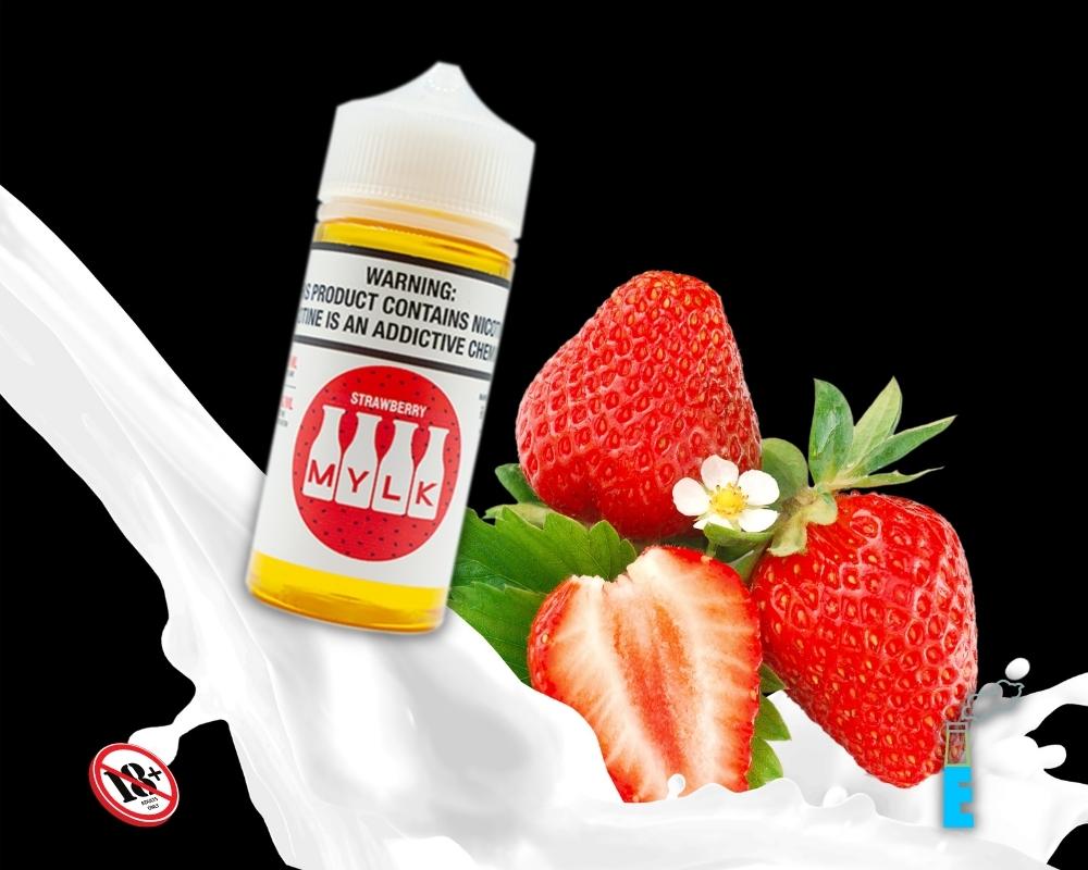 Một cốc sữa tươi thơm ngon được kết hợp những trái dâu tây chín mọng là thứ mà Brewell Vapory MYLK Strawberry mang đến cho bạn. Hương vị ngọt béo từ những giọt sữa tươi hòa quyện với vị chua chua thanh thanh của dâu tây sẽ làm trái tim của bạn xao xuyến. 